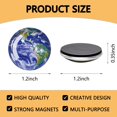 thumbnail image 2 of Glass Fridge Magnets, 12Pcs Cute Magnets Refrigerator Glass Locker Magnets for Kitchen Office Whiteboards Cabinets Photos Party Creative Strong Decorative for Gift, 2 of 7