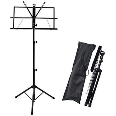 Sheet Music Stand Holder/Portable Folding Music Stand Super Sturdy Adjustable Height Tripod Base