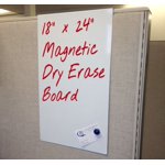 Cubicle Magnetic Dry Erase Board (18" x 24" x 2")
