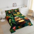 thumbnail image 4 of Erosebridal Ensemble de Literie pour Tout-Petit à Imprimé Ornithorynque, Couette avec Insert de Palmier de Jungle Tropicale, Réversible 2 Pcs, 4 of 7