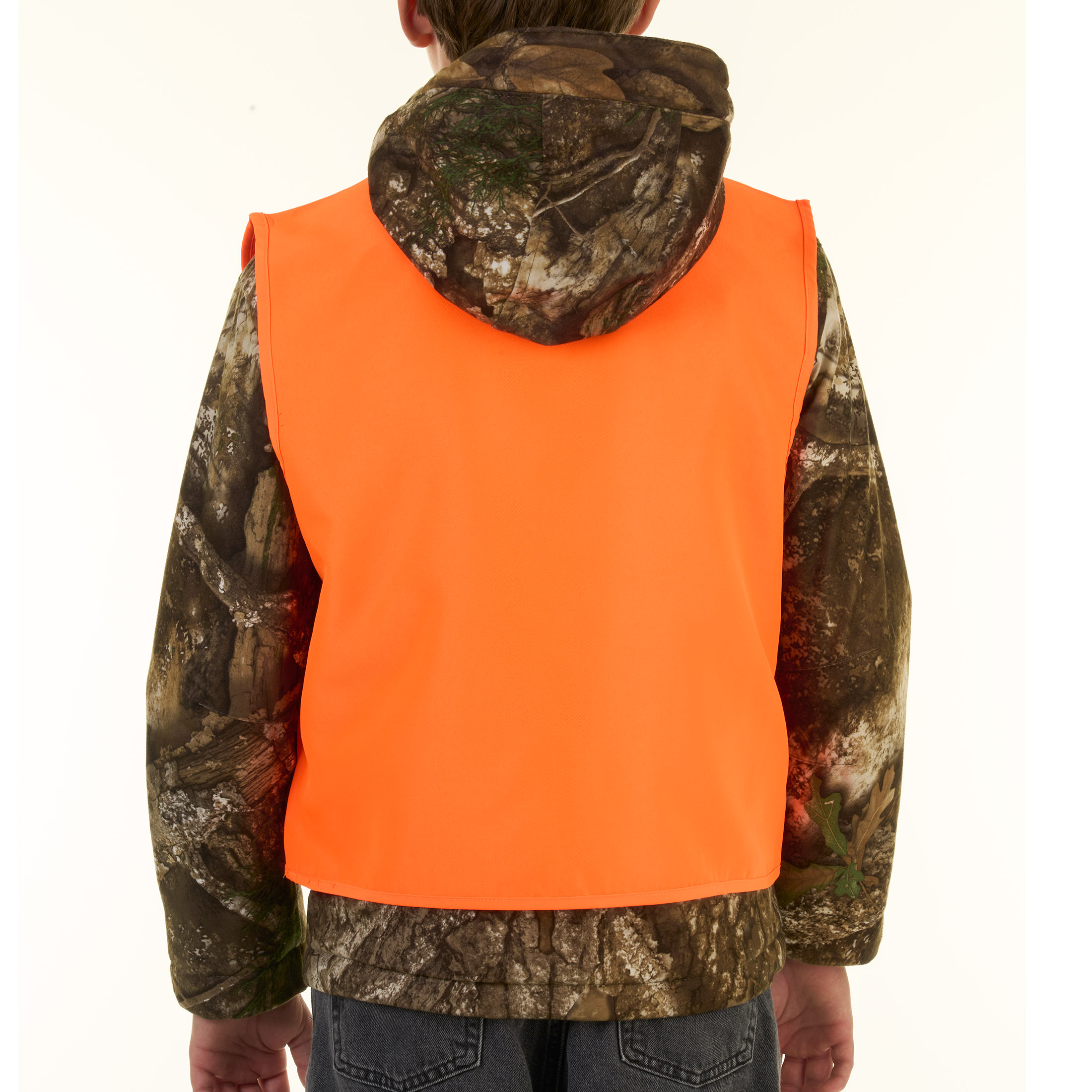 Realtree Blaze Orange Men's Hunting Cover Vest, S/M