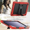 thumbnail image 3 of FJLBDE Case for Samsung Galaxy Tab A11+/A11 Plus 11 inch 2025, Rugged Shockproof Tablet Cases Cover with Kickstand Shoulder Strap, Red, 3 of 7