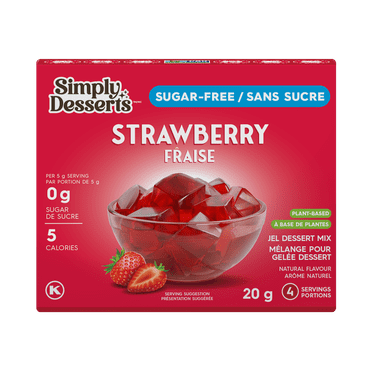 Simply Delish - Dessert Jel à la fraise, 20g