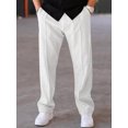 thumbnail image 4 of FOCUSNORM Men's Tapered Joggers Lightweight Drawstring Elastic Waist Solid Color Athletic Workout Pants Trousers, 4 of 9