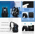 thumbnail image 4 of Sacs à Dos Roulants pour Garçons Bagages pour Enfants Sac à Dos à Roulettes pour l'École Garçons Sacs à Roulettes Espace-Galaxy Sac à Livres à Roulettes, 4 of 5
