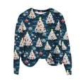 thumbnail image 4 of Wiyuqeen Chandails Laids pour Femmes Chandails de Noël d'Automne Manches Longues Col Rond Chandails de Fête de Noël Chandail Tricoté Vintage pour les Fêtes, 4 of 5