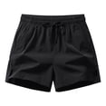 thumbnail image 1 of AherBiu Plus Size Men's Shorts Athletic Drawstring Elastic Waist Running Shorts Quick Drying Workout Gym Shorts, 1 of 2