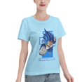 thumbnail image 2 of Women's Basic Short Sleeve T-Shirt Super Saiyan, 2 of 6