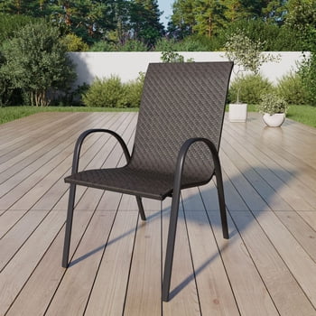 Mainstays Wicker Stacking Chair