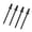 Black, variant on Aluminum Rosette Rivets, High Strength Rustproof Long Lasting Replacement for AMC VIN DOOR TAG Kit
