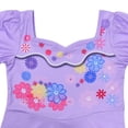 thumbnail image 3 of HAWEE Enfants Encanto Mirabel/Luisa Madrigal/Pepa Robe de Princesse Cosplay Filles Manches Courtes Costume, 3 of 5