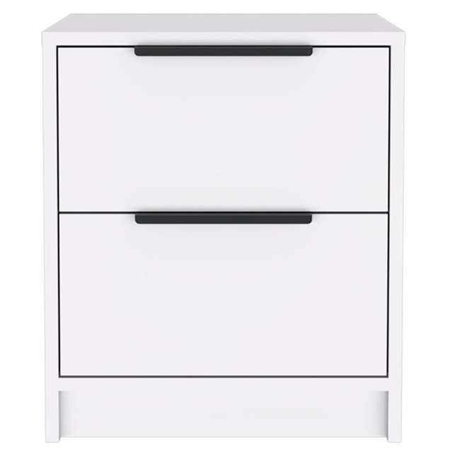 TUHOME Kaia Nightstand Engineered Wood Nightstands in White