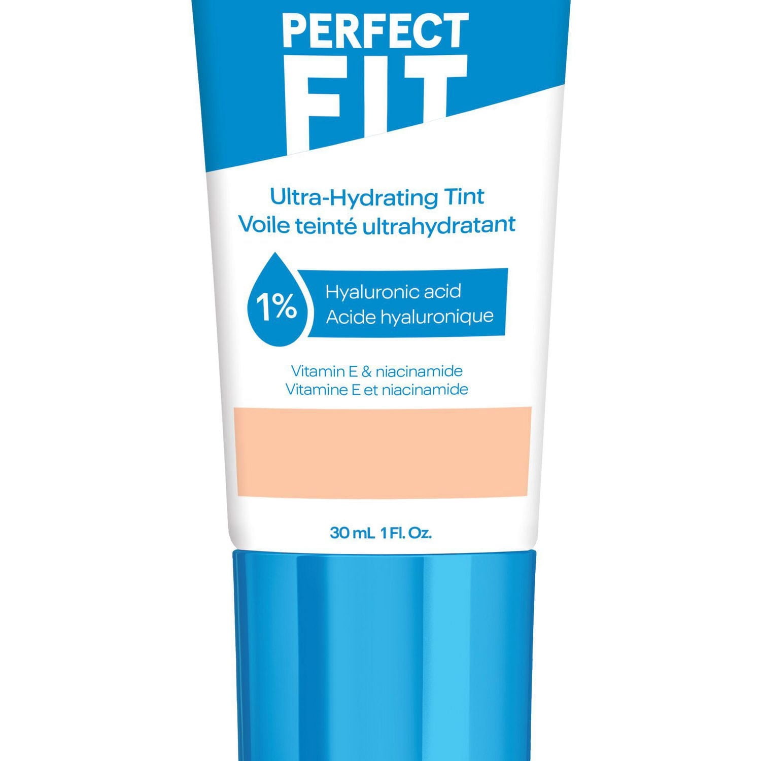 Annabelle Perfect Fit Voile Teinté Ultrahydratant avec 1 % d'Acide Hyaluronique, de niacinamide, de Caféine et de Vitamine E