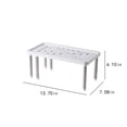 thumbnail image 3 of Retractable Shelf, Usavan Expandable Storage Shelf for Kitchen Sink Cabinet, Adjustable to 24 Inches Non-Slip Bathroom Living Room Organizer, 3 of 6