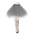 thumbnail image 3 of ChicWind Jupon en Tulle Superposé Gris pour Femmes, 3 of 4