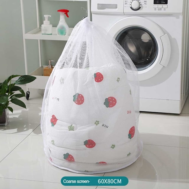 Grand Sac à Linge Épais en Maille pour Protéger les Vêtements