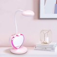 thumbnail image 1 of LED Girls Desk Lamp, Eye Friendly Table Lamp with Pen Holder, Rechargeable USB Port, 2 Color Temperatures for Teenage Students, 1 of 5