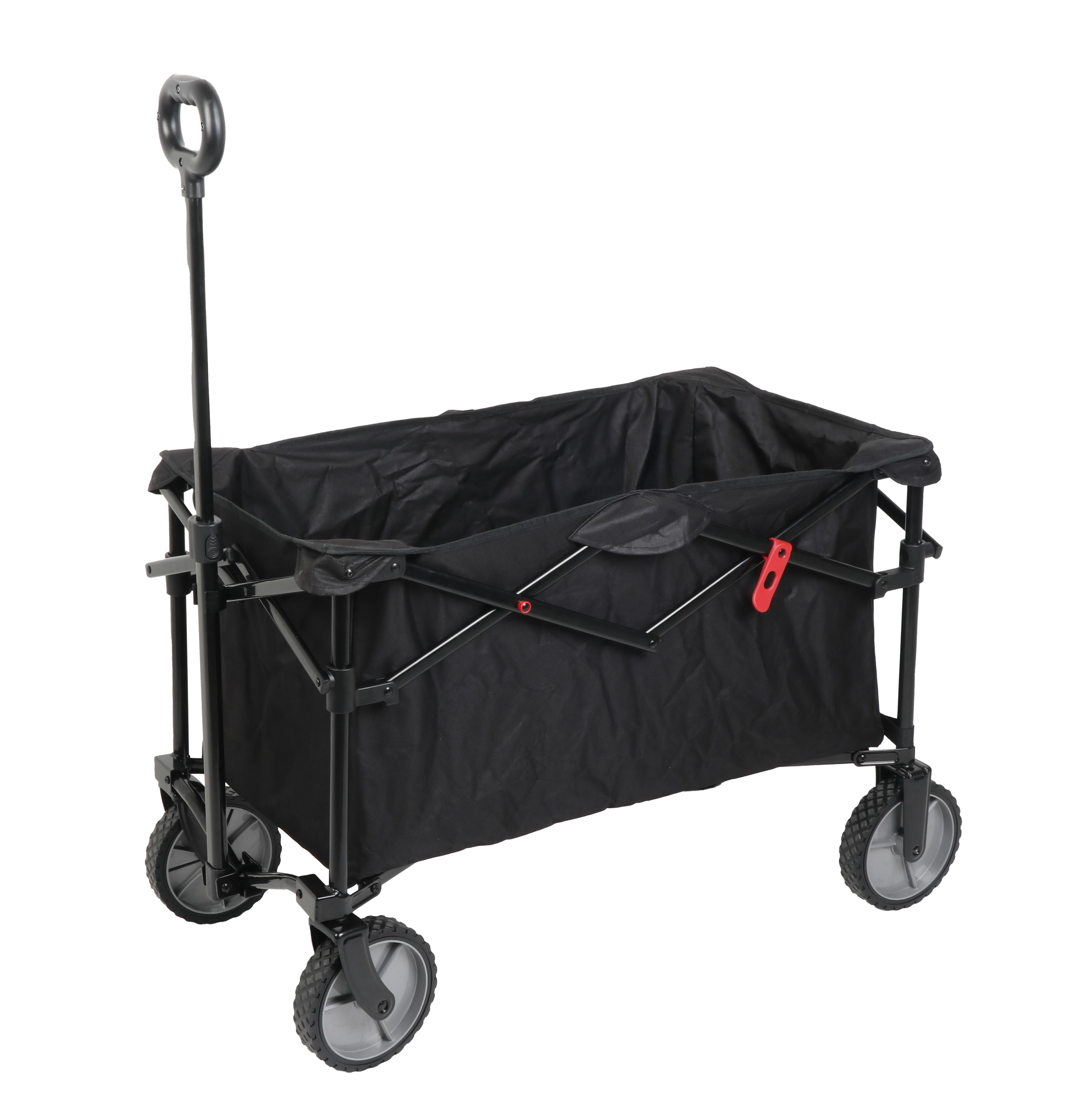 Ozark Trail Multi-Purpose Big Bucket Cart, Black Wagon, Versatile
