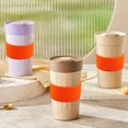thumbnail image 5 of RXIRUCGD Étui en Silicones pour Tasses Réutilisable Résistant à la Chaleur Étui Protecteur pour Tasse Étui en Silicone pour Verres Isolés Bouteille de Protection, 5 of 5
