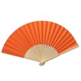 thumbnail image 1 of Rinsvye Solid Fan Folding Patty Paper Party Wedding Hand Dance Wall Flowers Decorations Held Silk Pattern Color Silk Folding Fan Tools & Home Improvement, 1 of 3