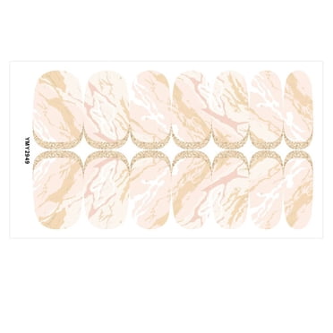 EGNMCR Autocollants pour Ongles Texture Autocollants pour Ongles Autocollants pour Ongles Effet Bronzage Autocollants pour Ongles Complets Autocollants pour Ongles Autocollants pour Ongles