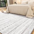 thumbnail image 3 of Boho Area Rug 5x7 Carpet-Rugs for Living Room Distressed Moroccan-Machine Washable Rugs for Bedroom Dining Room Living Room Rug Modern Neutral Rug White & Grey, 3 of 7