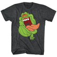 thumbnail image 1 of The Real Ghostbusters Slimer Black Heather Adult T-Shirt 5Xl, 1 of 2