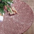 thumbnail image 1 of Sequined Christmas Tree Skirt  24-Inch Sequined Double-Layer Tree Cushion Christmas Tree Decoration  Double-Layer  Easy-To-Wear Christmas Tree Skirt, 1 of 6