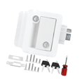 thumbnail image 3 of veasfak RV Door Lock Replacement Entry Door Lock Latch for Caravans Cargo Hauler White, 3 of 9