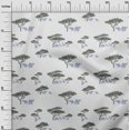 thumbnail image 2 of oneOone Polyester Lycra Fabric Tree & Animals Ikat Decor Fabric Printed BTY 56 Inch Wide, 2 of 4