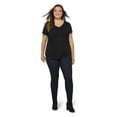 thumbnail image 2 of George Women's Plus V-Neckline Tee, 2 of 6