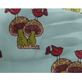 thumbnail image 4 of oneOone Georgette Viscose Fabric Bird & Mushroom Block Print Fabric By The Yard 42 Inch Wide, 4 of 4