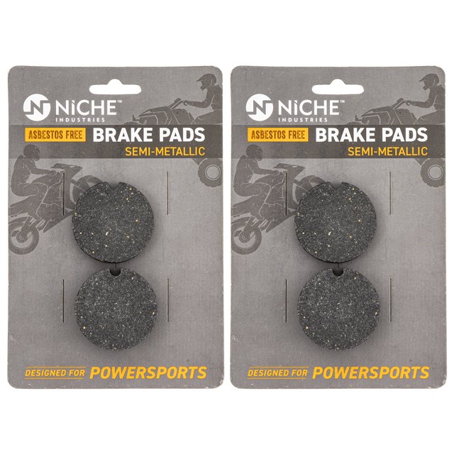 Niche Brake Pad Set Arctic Cat Bearcat 440 Panther 370 Rear Semi-Metallic 2 Pack 519-KPA2512D
