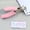 Rose, variante sur Perforatrice en Papier 6 mm à Trou Rond Macaron, Perforatrice Caoutchoutée, Pinces à Perforer à Feuilles Mobiles, à Main, Fournitures d'Apprentissage de Bureau