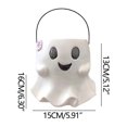 thumbnail image 3 of YIMWNYI Halloween Candy Bucket, Ghost Design, Pièce Décorative Polyvalente, Porte-Collations Amusant pour Fêtes, Rangement Polyvalent pour Friandises, Décor d'Halloween Unique, 3 of 9