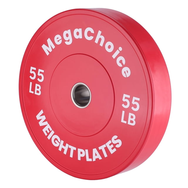 Yiwa Rubber Bumper Weight Set - 2 Inch Barbell Plates for Home Gym Strength Training