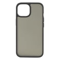 thumbnail image 3 of onn Translucent Hard Shell Bumper Phone Case for iPhone 16e/15/14/13, Black, 3 of 5