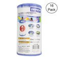 thumbnail image 2 of Intex Swimming Pool Easy Set Cartouche de Pompe de Filtre de Remplacement Type A (Lot de 16), 2 of 7