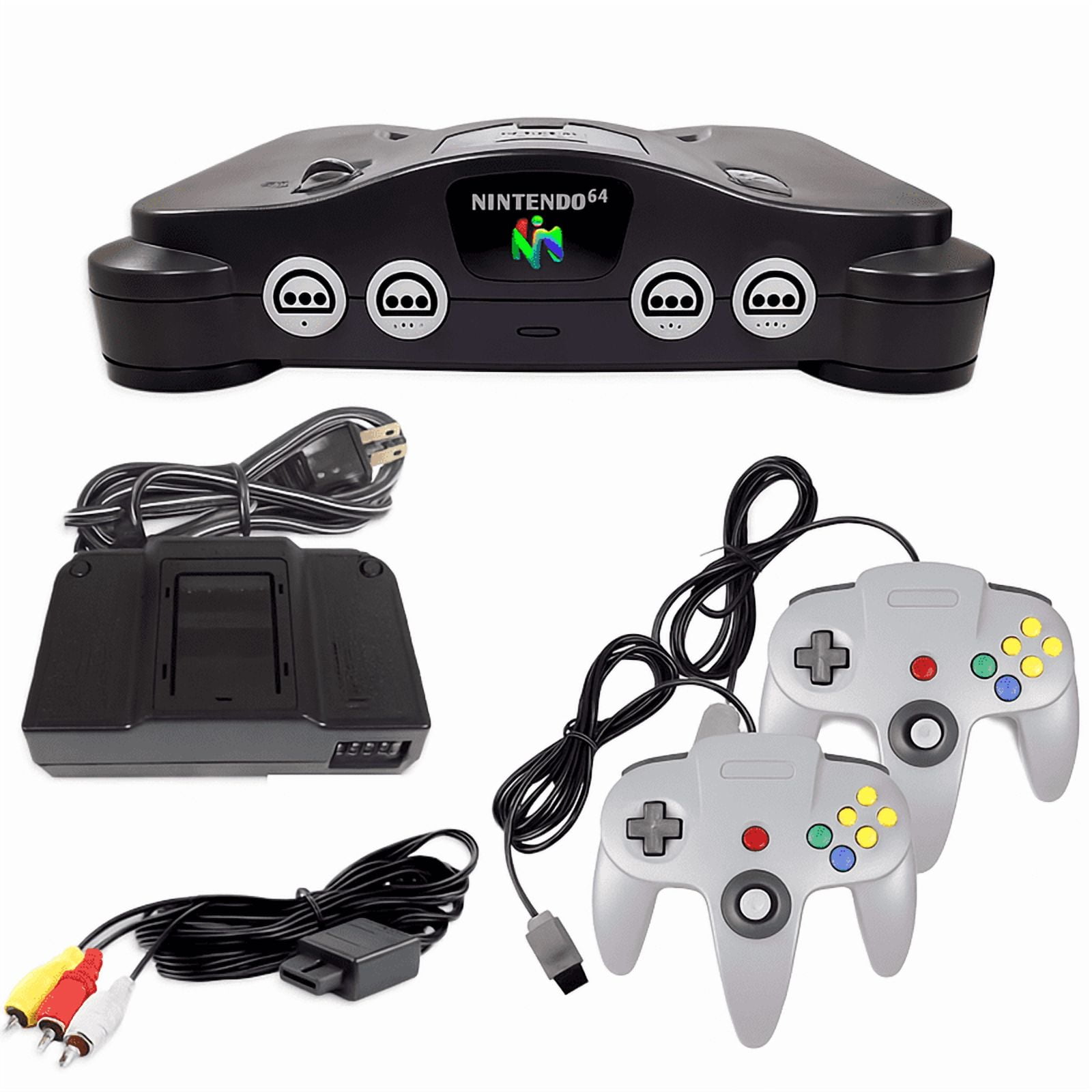 Nintendo 64 - N64 Video Game Console System with 2 pack Retrofam