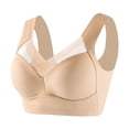 thumbnail image 3 of Timegard 4pc Bras for Women Wireless Comfy Breathable Full Coverage High Support Back Smoothing Everyday Bra, 3 of 4