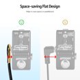 thumbnail image 2 of Muslady 6-piece effects pedal patch cord set 15cm gold-plated flat head, 2 of 8