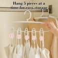 thumbnail image 4 of Hanger Storage Rack Non Marking Clothes Hanger, Home, Student Dormitory, Multifunctional Storage Clothes, Suspender, Five Hole Thickened And Lengthened Shoulder Angle, Anti Slip, 4 of 6