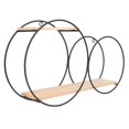 thumbnail image 1 of Circle Shelf Wall Decor, Round Design Round Shelf Dual Use  For Tea House For Living Room For Office, 1 of 8