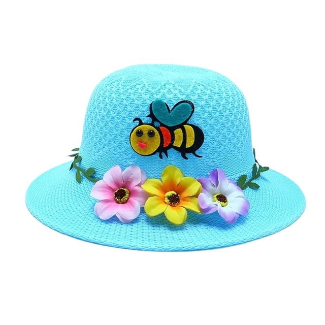 Kids Boy Sun Hat Adjustable Neck Flap Quick Dry Foldable Upf 50+ Uv Protection Girls Beach Hat Baby Sunhat One Size