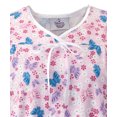 thumbnail image 2 of Silvert's Women's Hospital Gown with Open Back, Pink Butterfly, L, 2 of 2