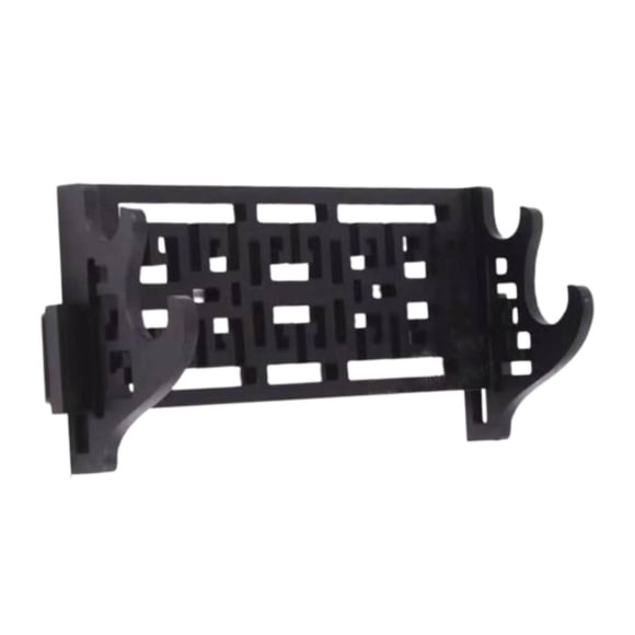 Yinanstore Support de Flûte Support en Bois Multifonction Étagère Support pour Samouraï Tanto Collection Médiévale Double Couche
