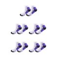 thumbnail image 2 of Wweixi 2piece Relieve Foot Fatigue Compression Socks For Greater Comfortable To Wear Ankles Socks purple S/M 5Set, 2 of 6