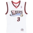thumbnail image 1 of Allen Iverson White Sixers Swingman Jersey, 1 of 1