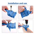 thumbnail image 3 of 41PCS Handheld Woodworking Guide Wood Doweling Jig Drill Guide Wood Dowel Drill Hole Tool Drill Guide, 3 of 9