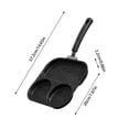 thumbnail image 2 of Cooking Utensils Egg Pan Set for Breakfast Cooking – 4 Cup Nonstick Omelette Frying Pan for Pancakes Egg Cooker and Grill Pan Compatible with Induction Cooktops, 2 of 2